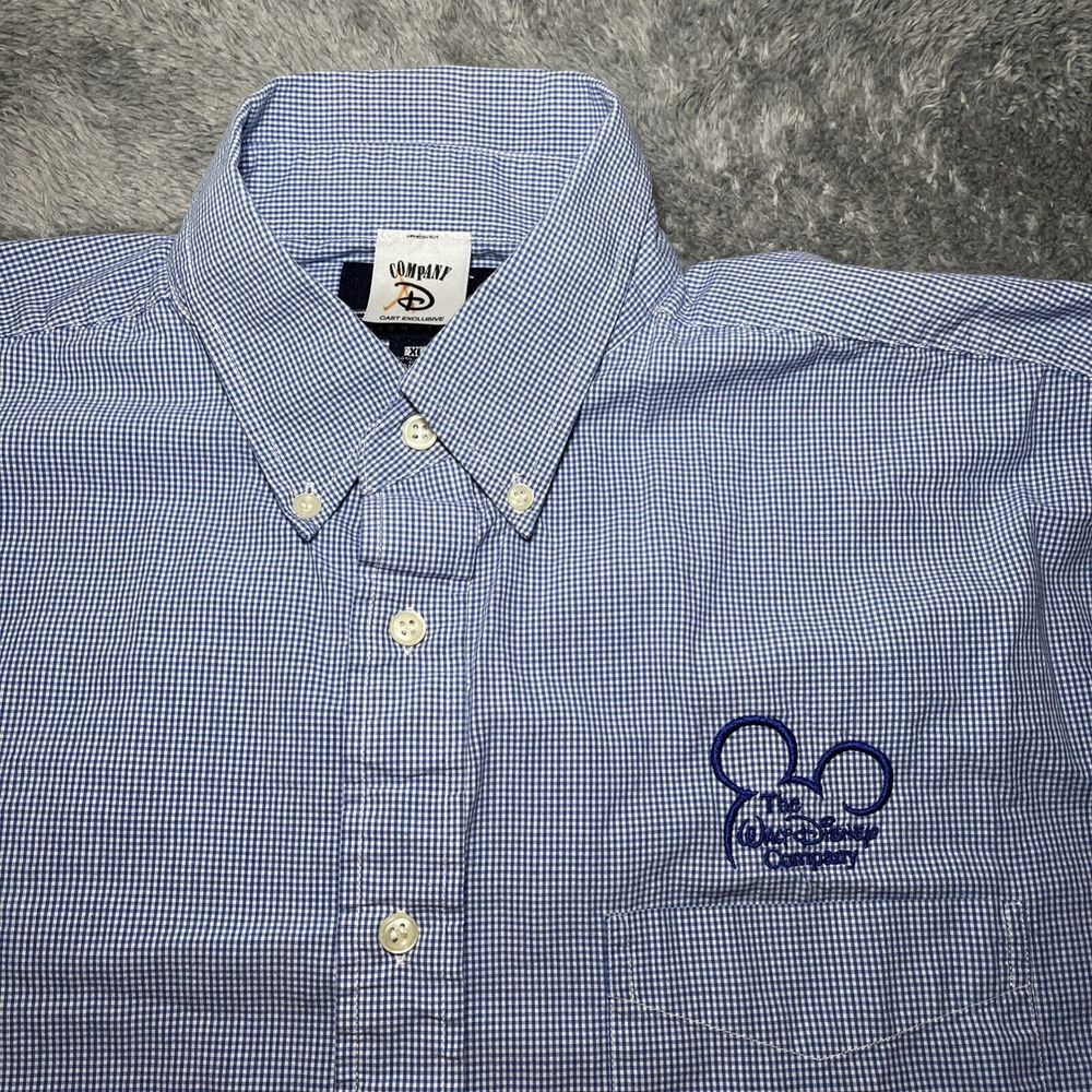VTG Walt Disney Company Cast Exclusive Embroidered Mens SZ XL Long Sleeve